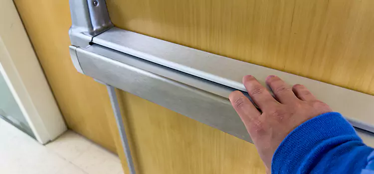 Installing a Push Bar on a Door Hartford